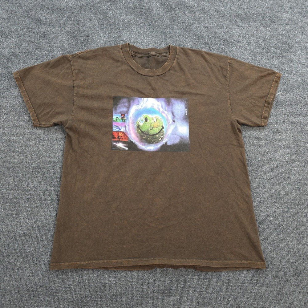 Cactus Jack Shirt Mens L Brown World Event Fortnite Astronomical Travis Scott